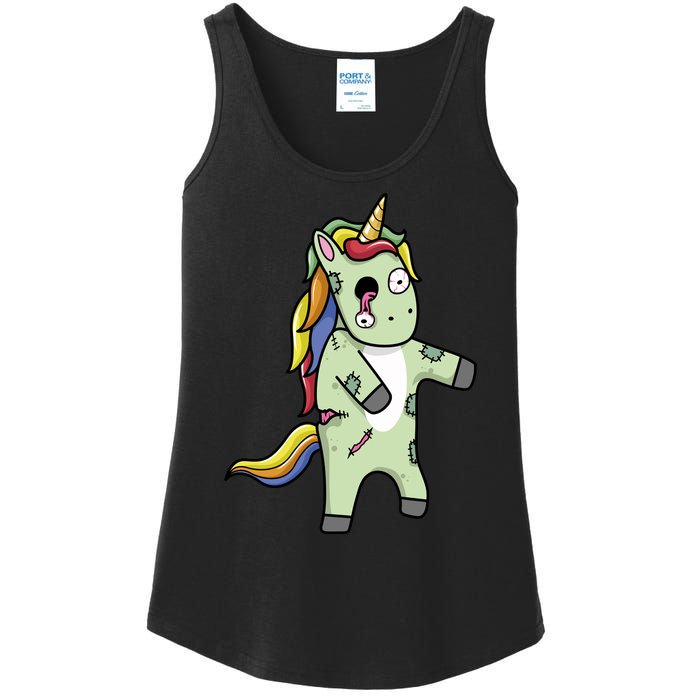 Zombie Unicorn Ladies Essential Tank