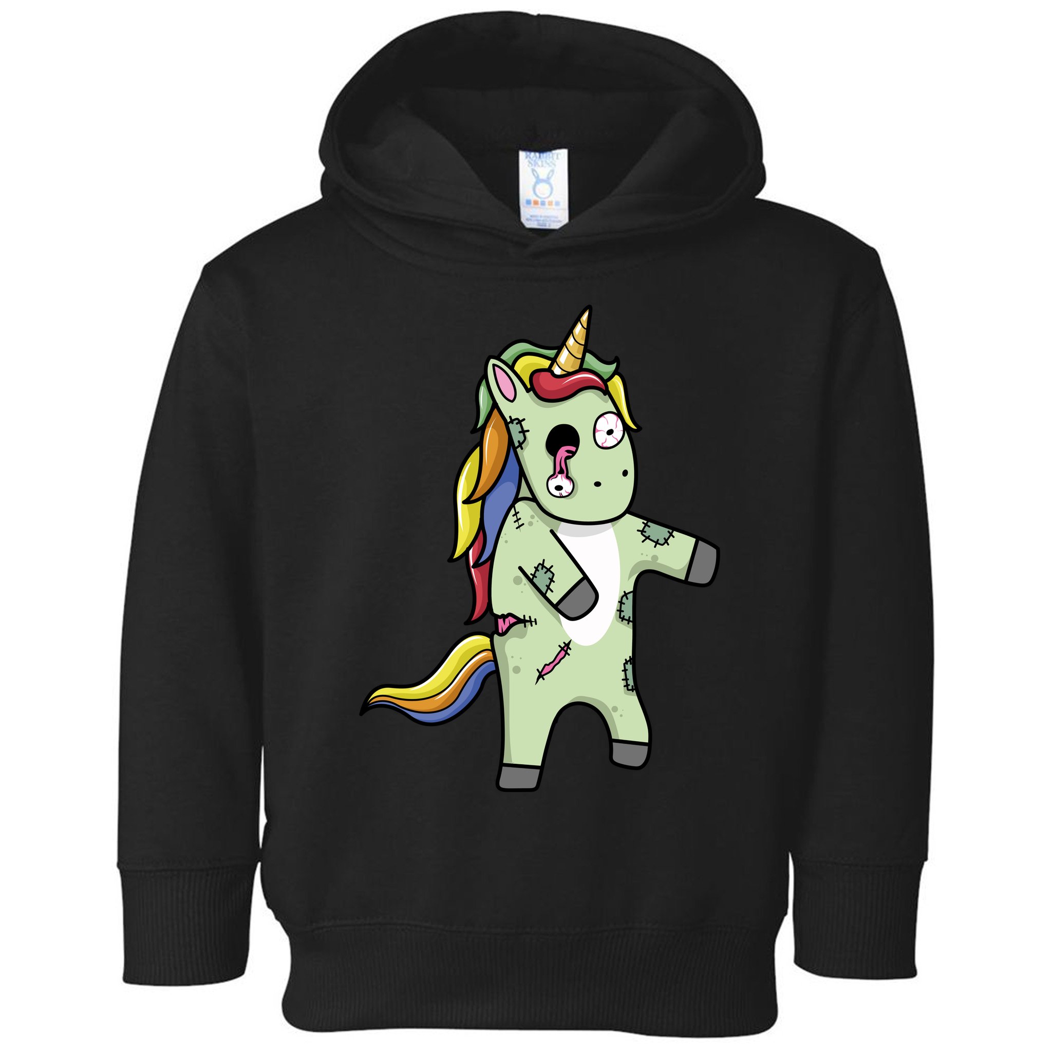 Zombie Unicorn Toddler Hoodie