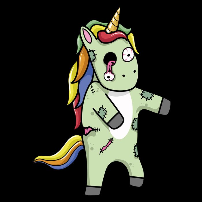 Zombie Unicorn Toddler T-Shirt