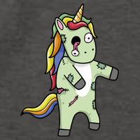 Zombie Unicorn Vector Backpack