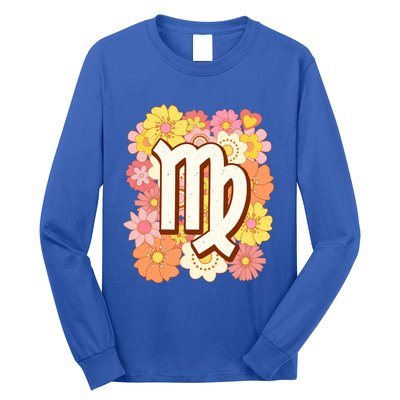 Zodiac Virgo Astrology Birthday Decorations Gift Long Sleeve Shirt