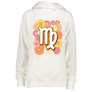 Zodiac Virgo Astrology Birthday Decorations Great Gift Womens Funnel Neck Pullover Hood