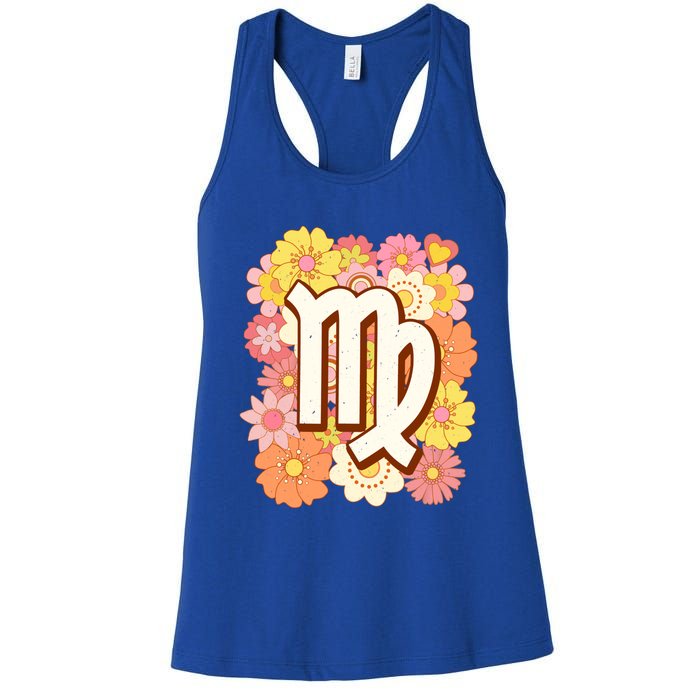 Zodiac Virgo Astrology Birthday Decorations Great Gift Women's Racerback Tank