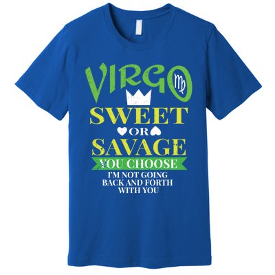 Zodiac Virgo Facts Astrology Gift Funny Quote Horoscope Gift Premium T-Shirt