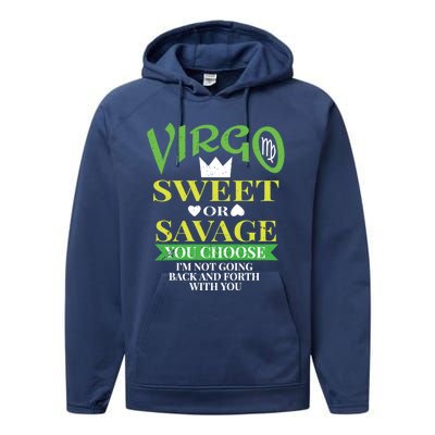 Zodiac Virgo Facts Astrology Gift Funny Quote Horoscope Gift Performance Fleece Hoodie