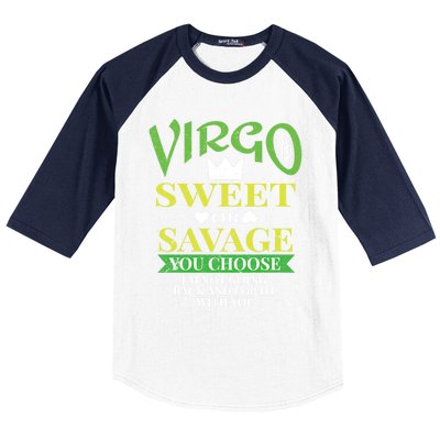 Zodiac Virgo Facts Astrology Gift Funny Quote Horoscope Gift Baseball Sleeve Shirt