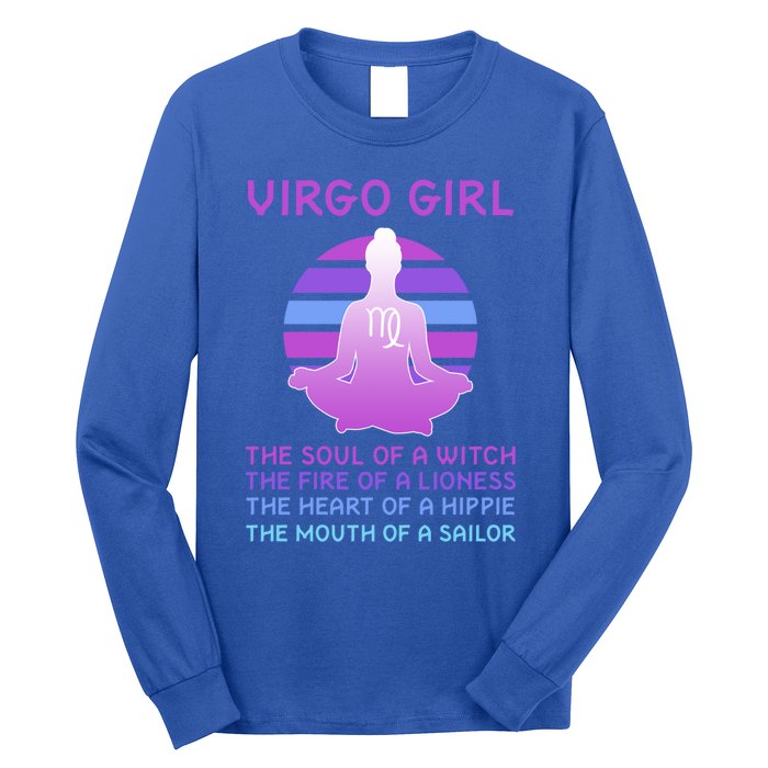 Zodiac Virgo Great Gift Long Sleeve Shirt