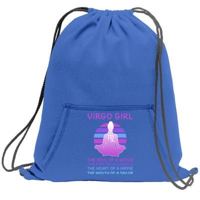 Zodiac Virgo Great Gift Sweatshirt Cinch Pack Bag