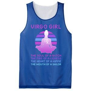 Zodiac Virgo Great Gift Mesh Reversible Basketball Jersey Tank