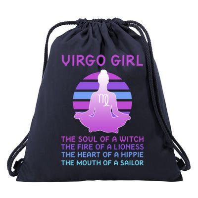 Zodiac Virgo Great Gift Drawstring Bag