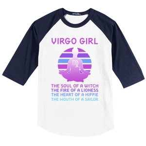 Zodiac Virgo Great Gift Baseball Sleeve Shirt