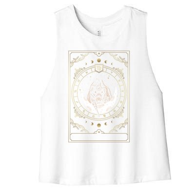 Zodiac Virgo Star Sign Great Gift Women's Racerback Cropped Tank