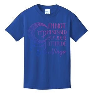 Zodiac Virgo Stuff Birthday Virgo Gift Not Impressed Gift Kids T-Shirt