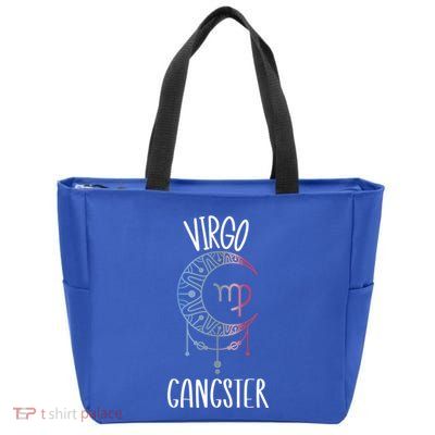 Zodiac Virgo Stuff Virgo Gangster Celestial Moon Gift Zip Tote Bag