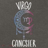 Zodiac Virgo Stuff Virgo Gangster Celestial Moon Gift Cotton Canvas Backpack