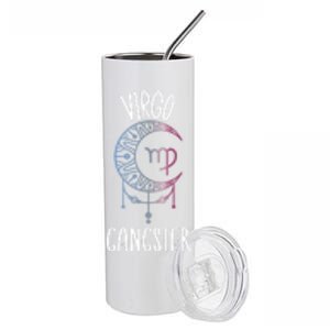 Zodiac Virgo Stuff Virgo Gangster Celestial Moon Gift Stainless Steel Tumbler