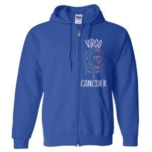 Zodiac Virgo Stuff Virgo Gangster Celestial Moon Gift Full Zip Hoodie