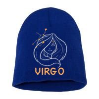 Zodiac Virgo Virgo Symbol Gift Short Acrylic Beanie