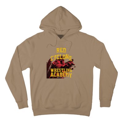 Zangief Wrestling Academy Red Cyclone Design Hoodie