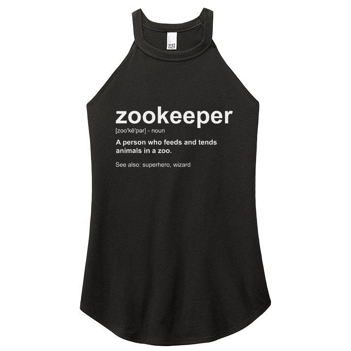 Zoologist Wild Animal Keeper Zoological Zookeeper Women's Perfect Tri Rocker Tank