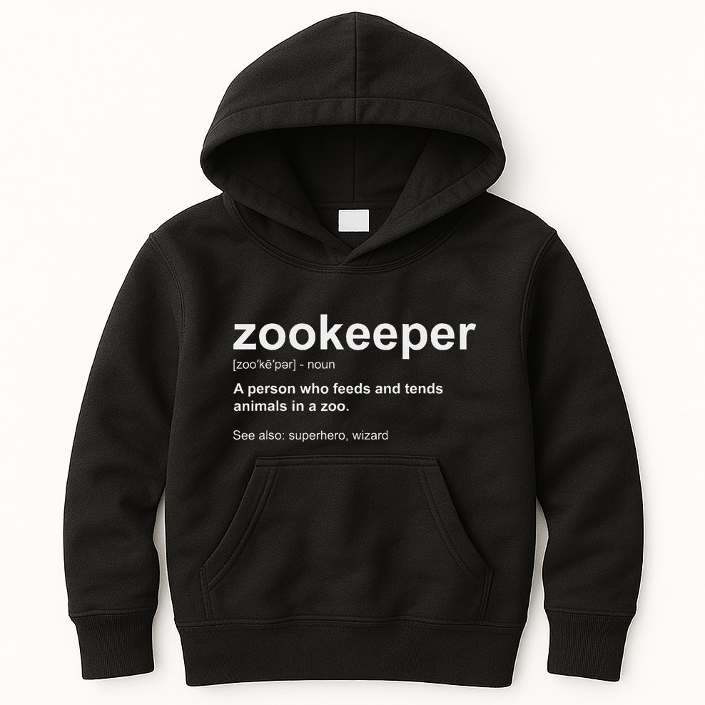Zoologist Wild Animal Keeper Zoological Zookeeper Kids Hoodie