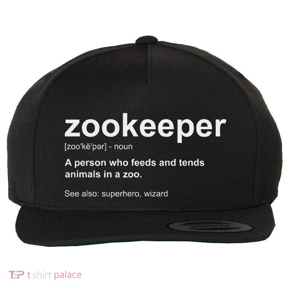 Zoologist Wild Animal Keeper Zoological Zookeeper Wool Snapback Cap
