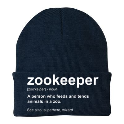 Zoologist Wild Animal Keeper Zoological Zookeeper Knit Cap Winter Beanie