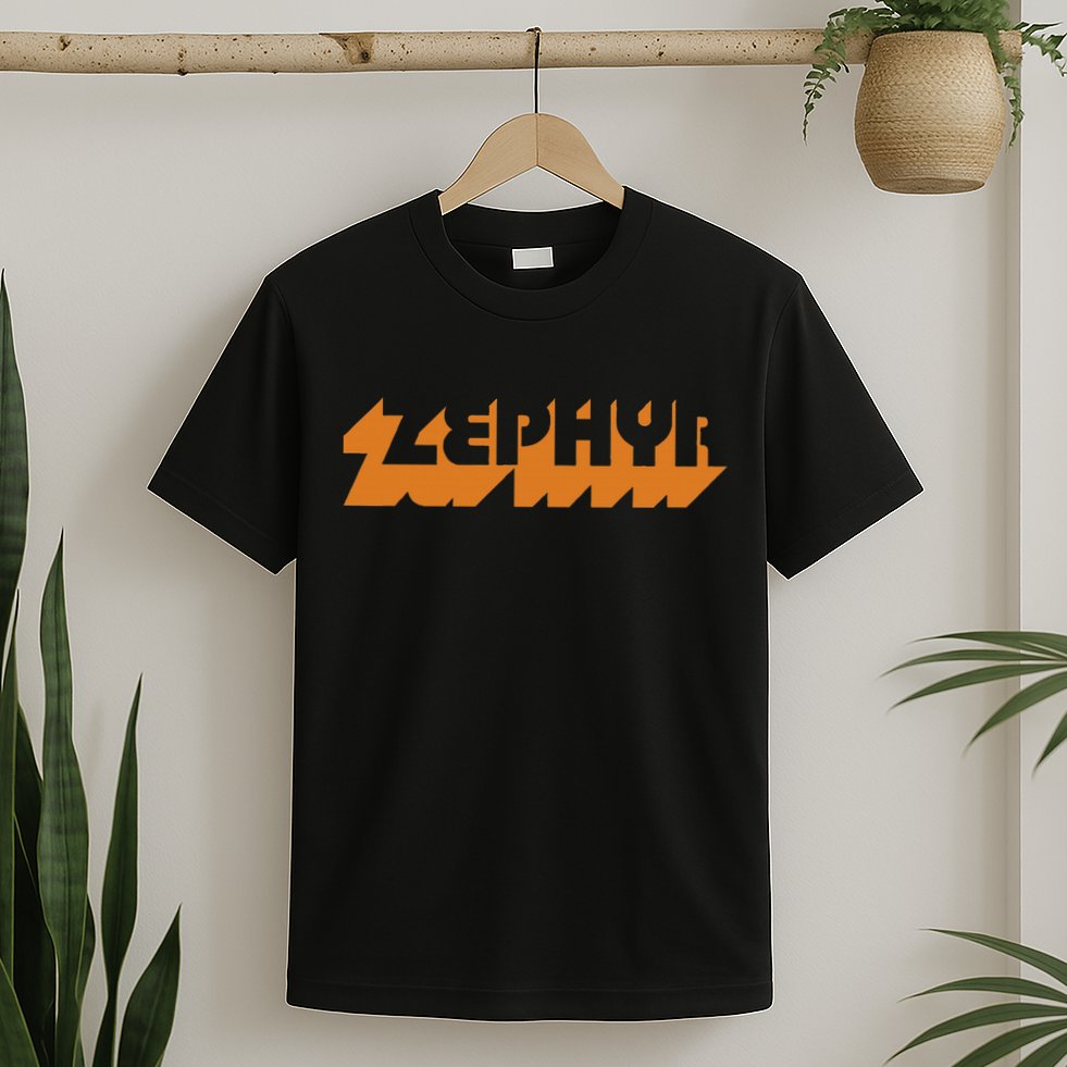 Zephyr Wind Classic Retro Team Vintage Skate Surf Vibe Style T-Shirt