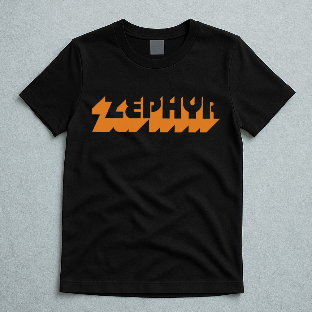 Zephyr Wind Classic Retro Team Vintage Skate Surf Vibe Style T-Shirt