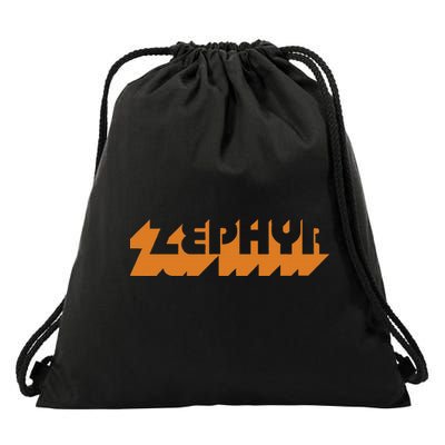Zephyr Wind Classic Retro Team Vintage Skate Surf Vibe Style Drawstring Bag