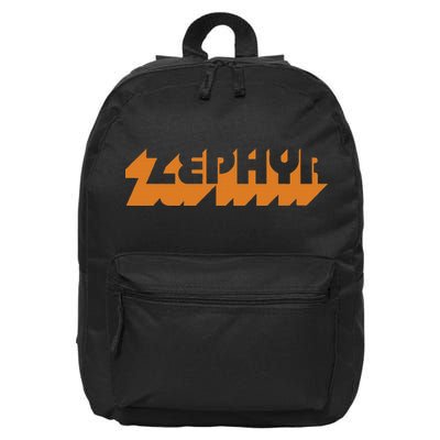 Zephyr Wind Classic Retro Team Vintage Skate Surf Vibe Style 16 in Basic Backpack