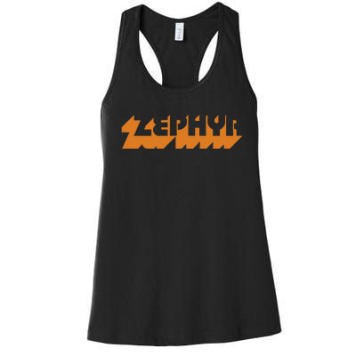 Zephyr Wind Classic Retro Team Vintage Skate Surf Vibe Style Women's Racerback Tank