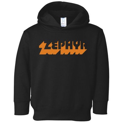 Zephyr Wind Classic Retro Team Vintage Skate Surf Vibe Style Toddler Hoodie