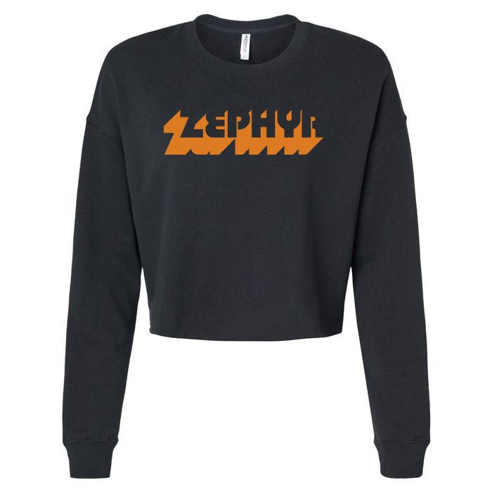 Zephyr Wind Classic Retro Team Vintage Skate Surf Vibe Style Cropped Pullover Crew