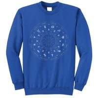 Zodiac Wheel Friend Zodiac Horoscope Astrology Meaningful Gift Tall Sweatshirt