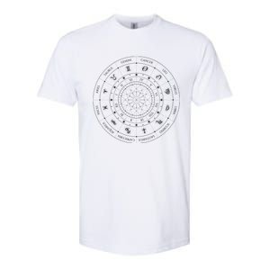 Zodiac Wheel Friend Zodiac Horoscope Astrology Meaningful Gift Softstyle CVC T-Shirt