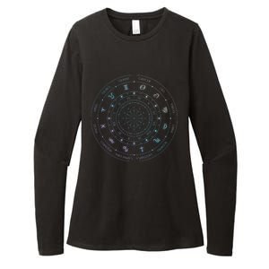 Zodiac Wheel Friend Zodiac Horoscope Astrology Gift Womens CVC Long Sleeve Shirt