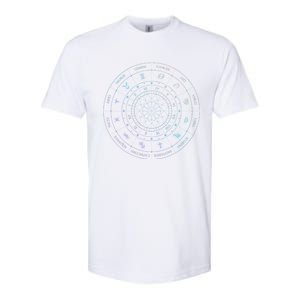 Zodiac Wheel Friend Zodiac Horoscope Astrology Gift Softstyle CVC T-Shirt