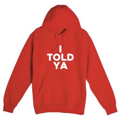 Zendaya Wearing I Told Ya Funny Tennis Premium Pullover Hoodie