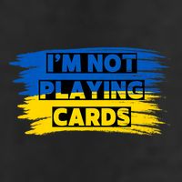 Zelenskyy Words IM Not Playing Cards Adult Drive Performance Visor