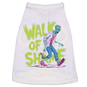 Zombie Walk Of Shame Humorous Halloween Zombie Doggie Tank