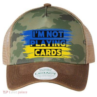 Zelenskyy Words Playing Cards Legacy Tie Dye Trucker Hat