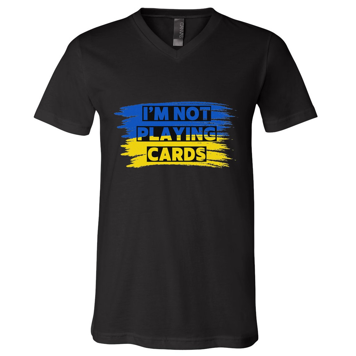 Zelenskyy Words Playing Cards V-Neck T-Shirt