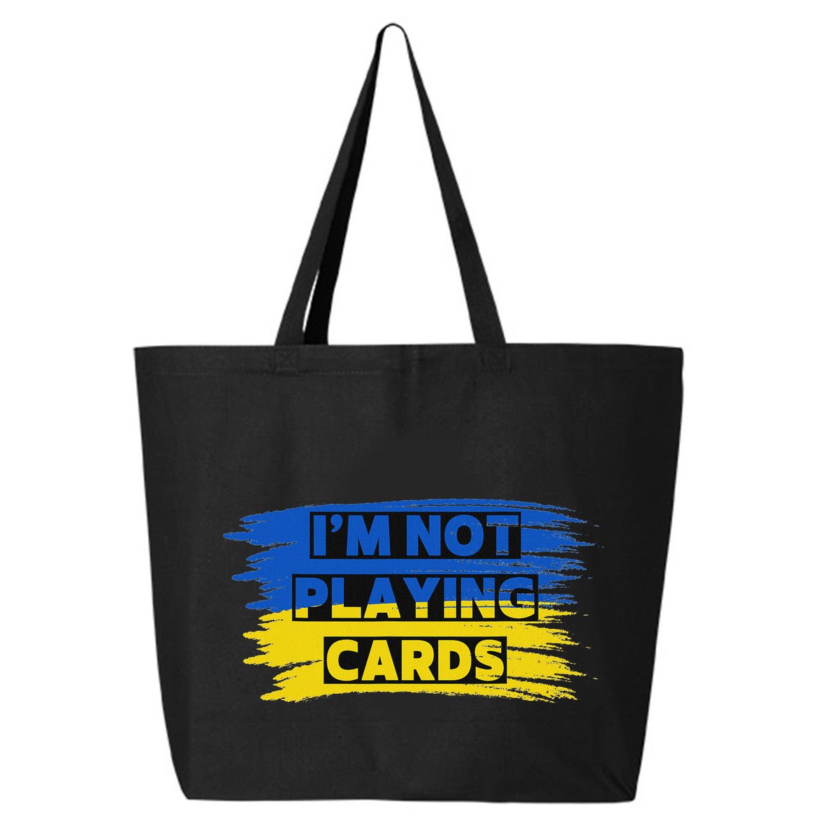 Zelenskyy Words Playing Cards 25L Jumbo Tote