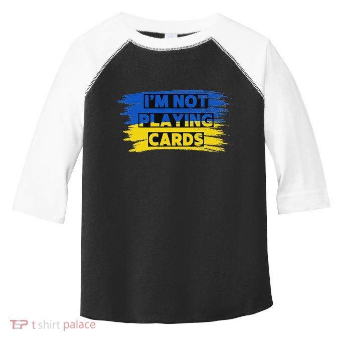 Zelenskyy Words Playing Cards Toddler Fine Jersey T-Shirt