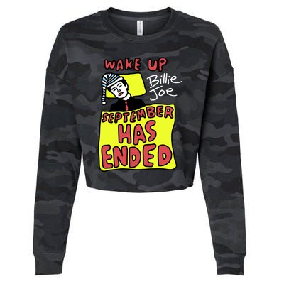 Zoebreadtok Wake Up Billie Joe September Has Ended Cropped Pullover Crew