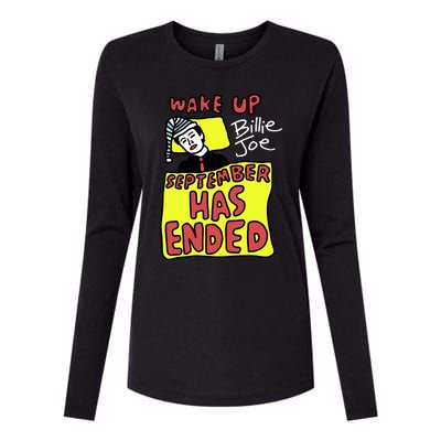 Zoebreadtok Wake Up Billie Joe September Has Ended Womens Cotton Relaxed Long Sleeve T-Shirt