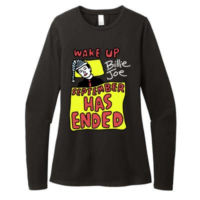 Zoebreadtok Wake Up Billie Joe September Has Ended Womens CVC Long Sleeve Shirt