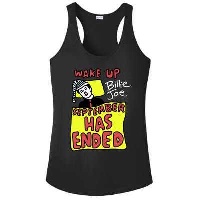 Zoebreadtok Wake Up Billie Joe September Has Ended Ladies PosiCharge Competitor Racerback Tank