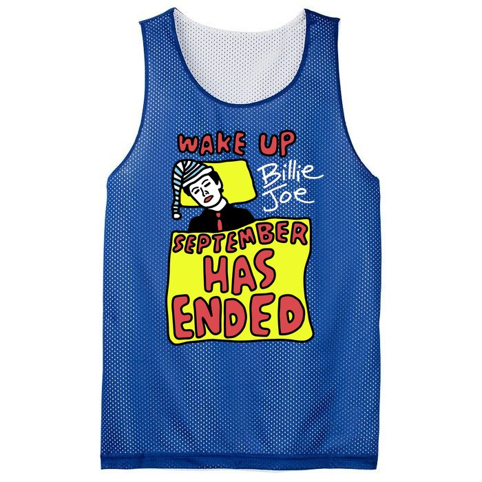 Zoebreadtok Wake Up Billie Joe September Has Ended Mesh Reversible Basketball Jersey Tank